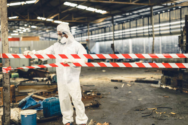 Professional Trauma Scene Cleanup technician working in Weston, NJ